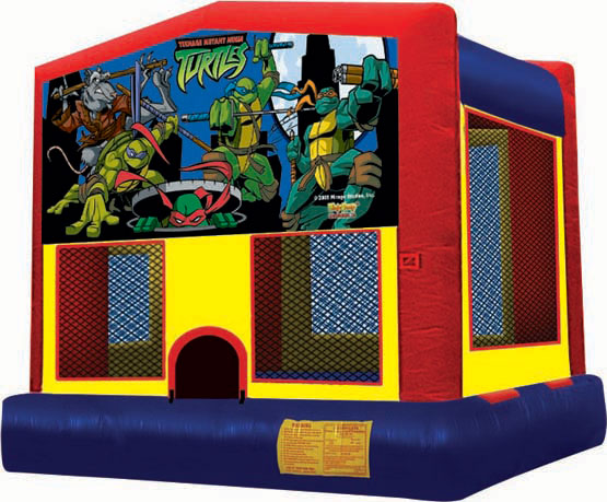 ninja turtle bounce house
